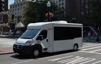 driving in the city with traffic.cropped